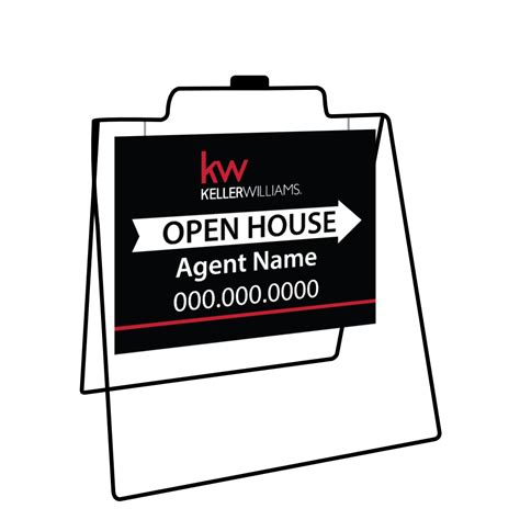 open house sign metal frames|stake signs for open house.